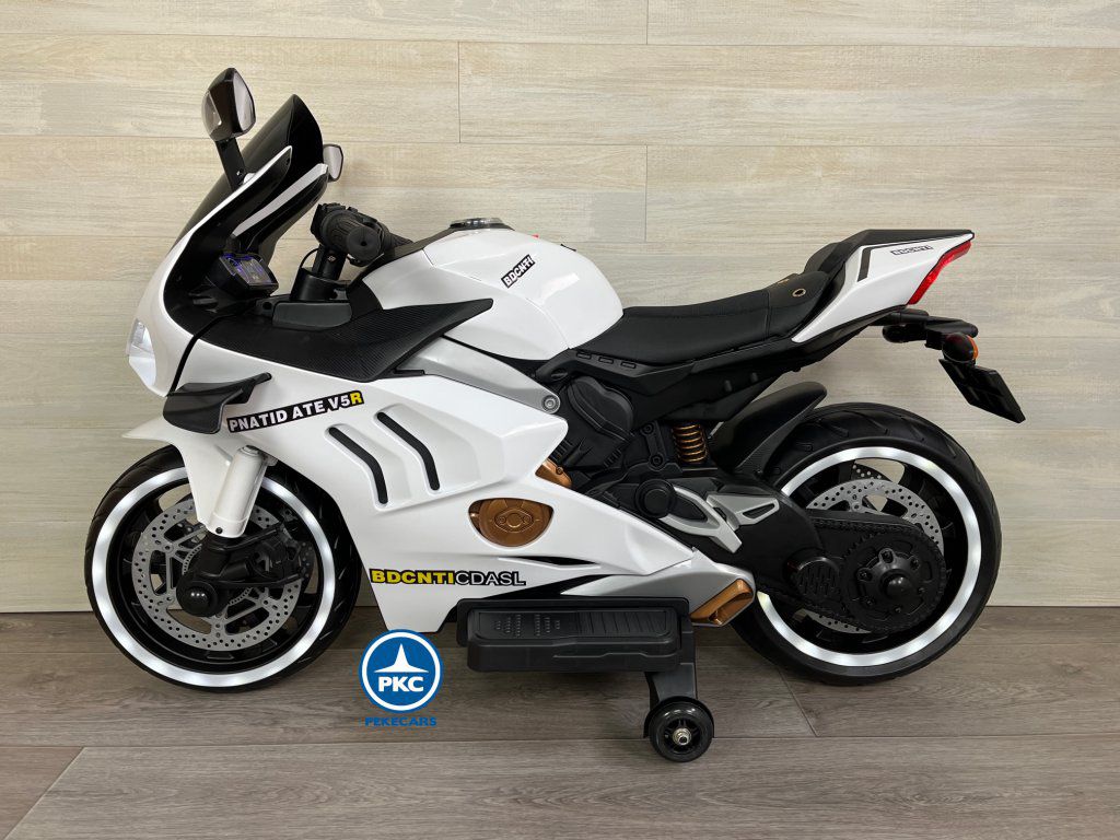 Moto Ducati Panigale V5R 12V Blanca