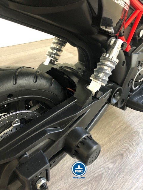 Moto aprilia dorsoduro 12v negra suspensión