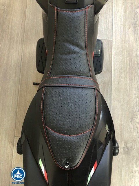 Moto aprilia dorsoduro 12v negra asientos