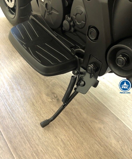 Moto aprilia dorsoduro 12v negra caballetes