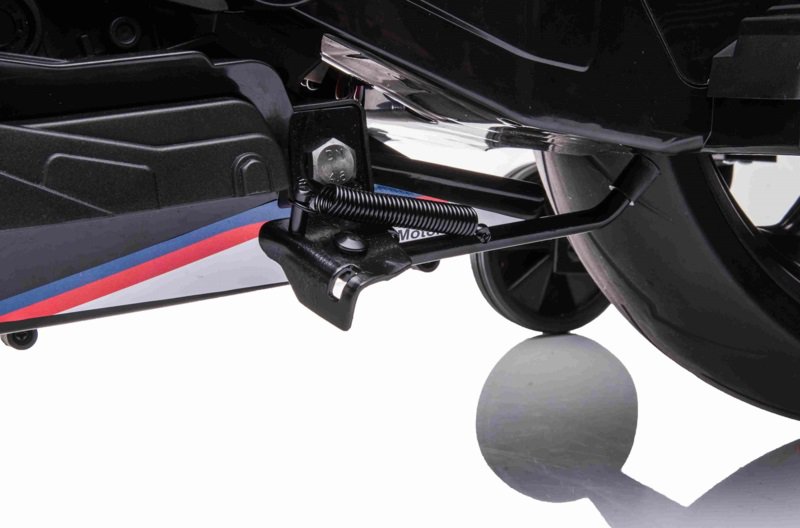 Moto eléctrica para niños BMW S1000RR BLANCA caballete