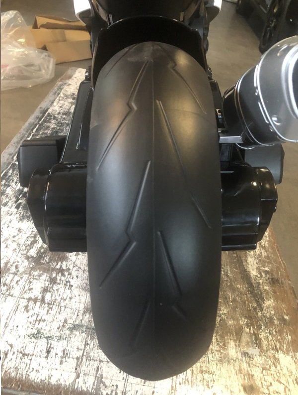 Moto eléctrica para niños BMW S1000RR BLANCA rueda