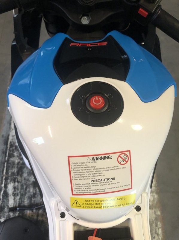 Moto eléctrica para niños BMW S1000RR BLANCA