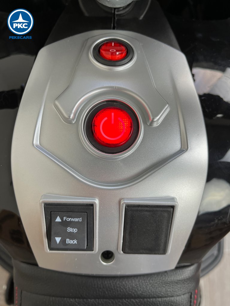 Moto eléctrica para niños BMW Style Negra deposito