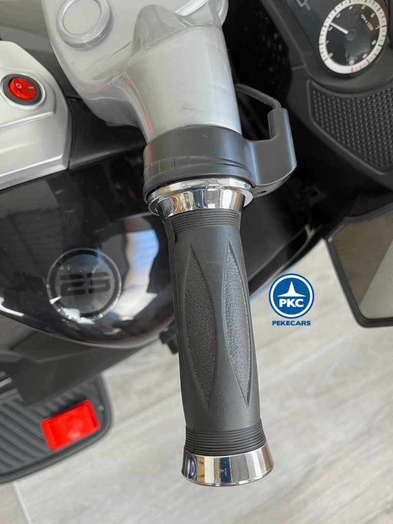 Moto eléctrica para niños BMW Style Negra manillar