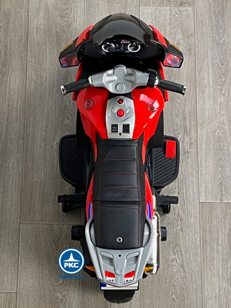 Moto eléctrica para niños BMW Style 12V R1200 roja arriba