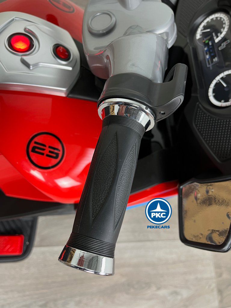 Moto eléctrica para niños BMW Style 12V R1200 roja manillar