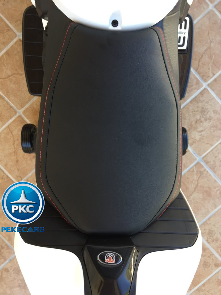 MOTO DUCATI STYLE 12V BLANCA SIENTO