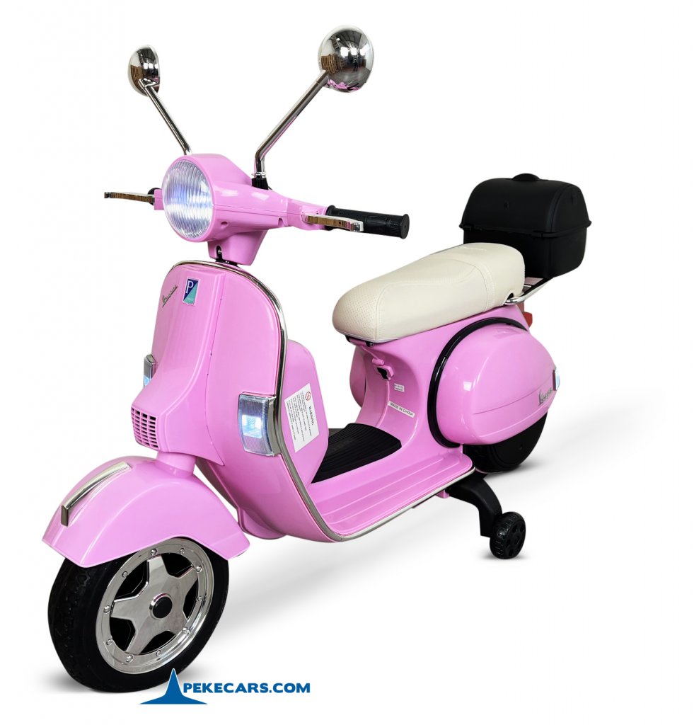 vespa rosa para niños
