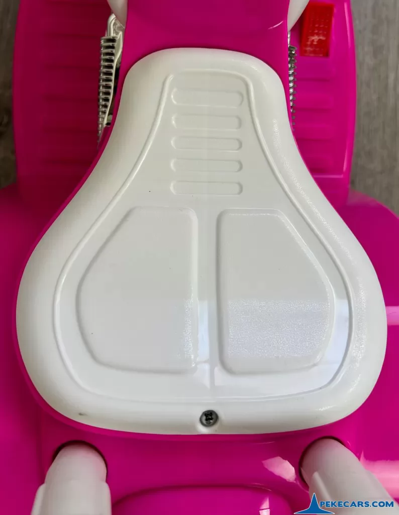 Trimoto electrica para niños de policia 6V Rosa asiento