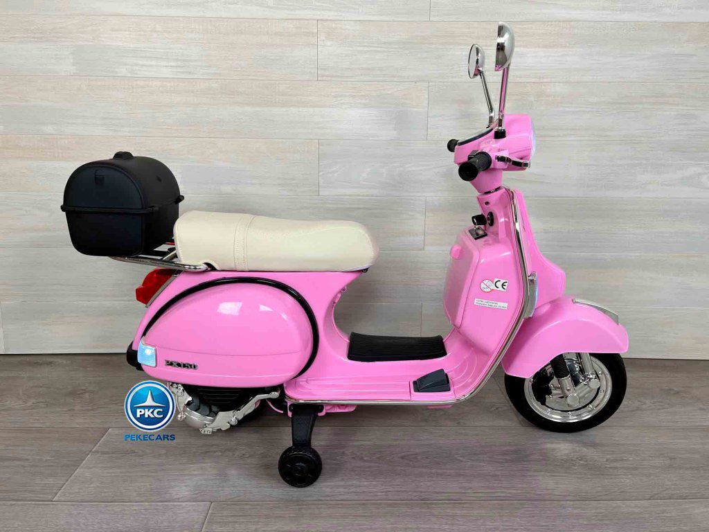 vespa rosa para niños