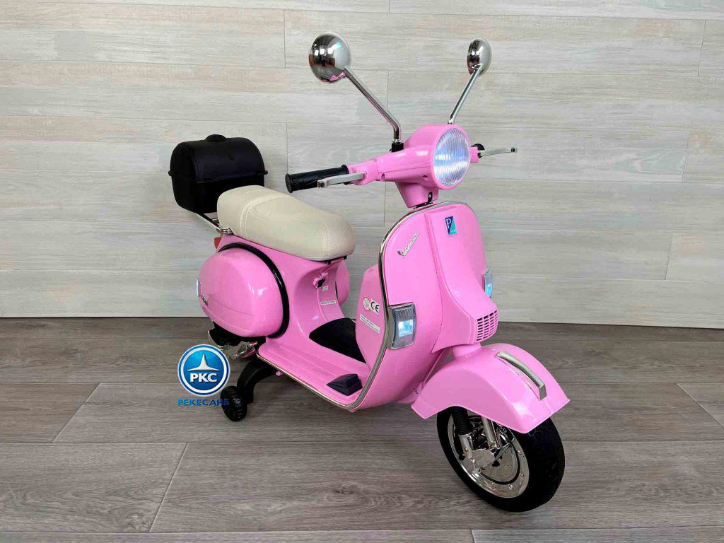 vespa rosa para niños