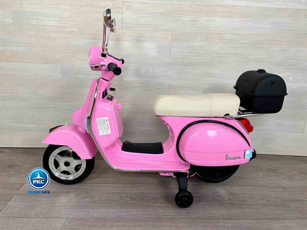 vespa rosa para niños