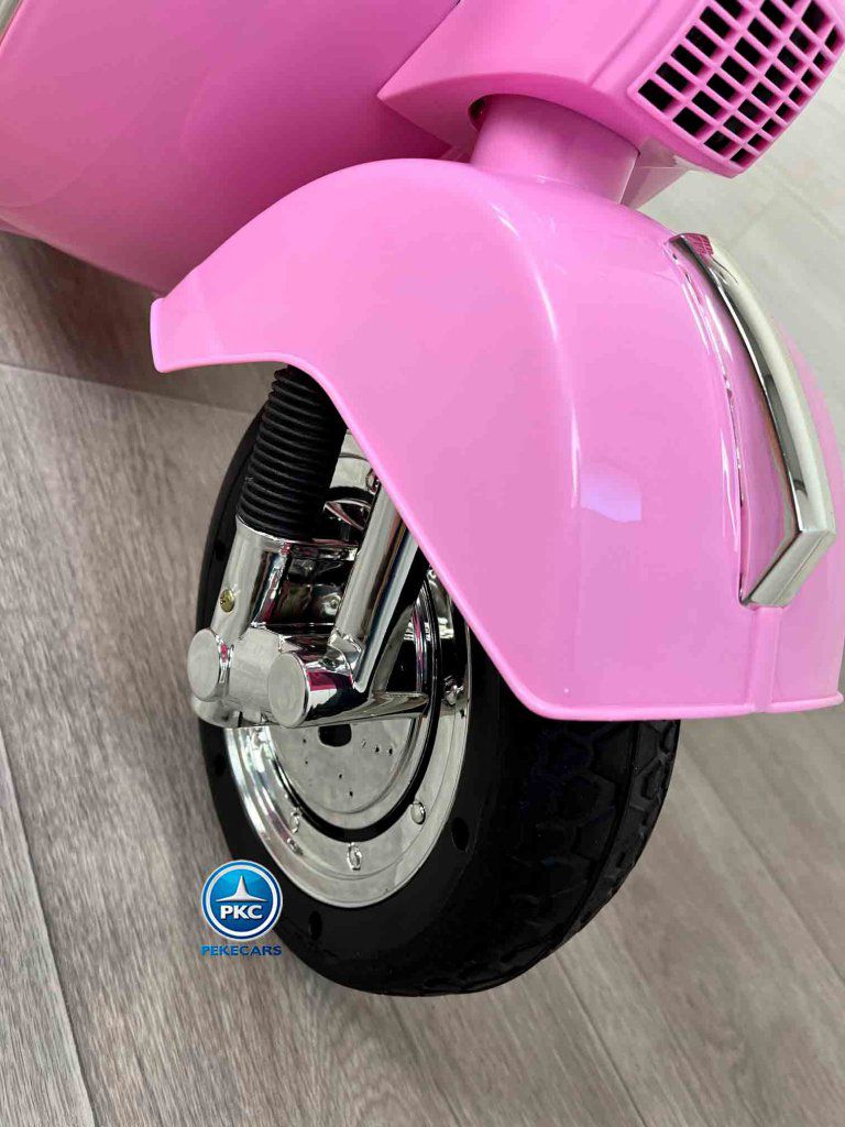 vespa rosa para niños
