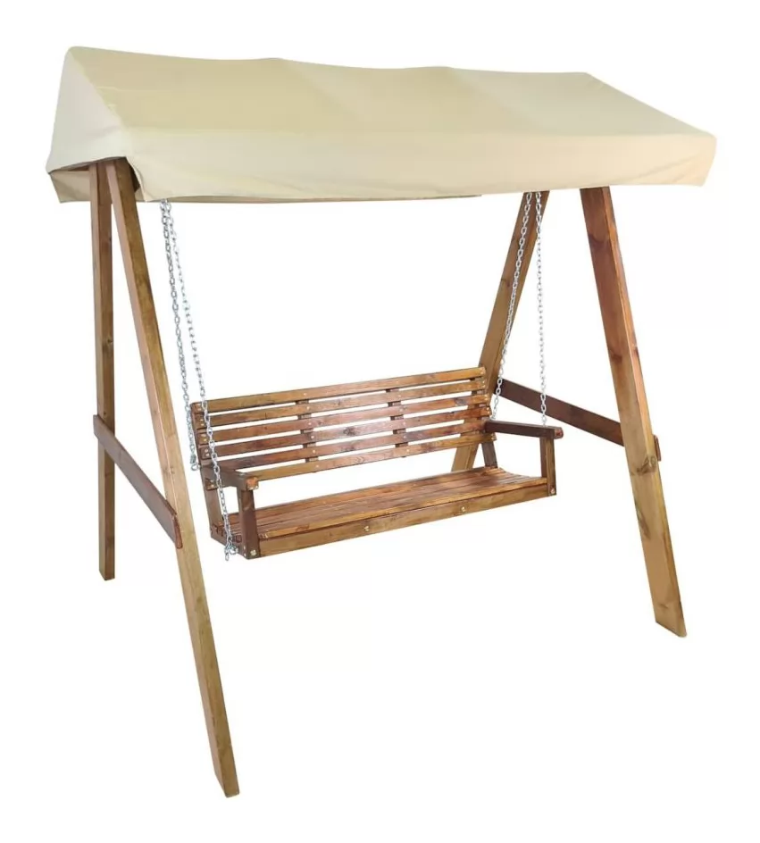 Balancin Elna L Doble con Techo - Horeca