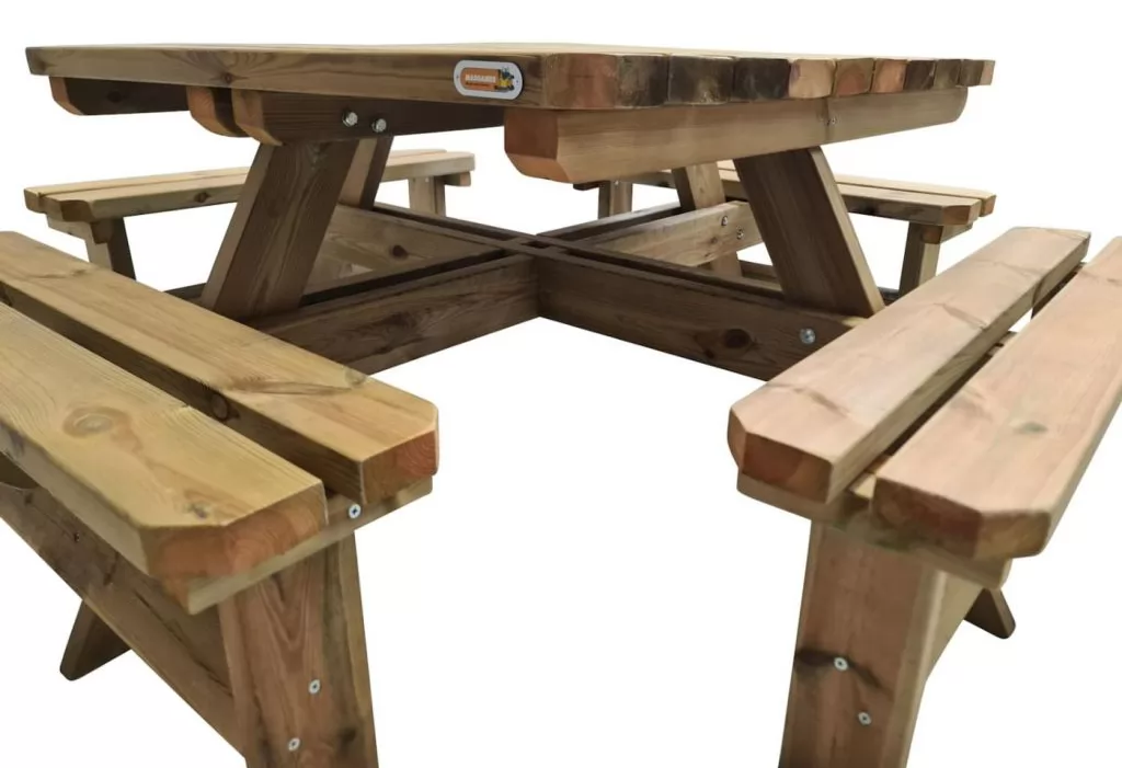 Mesa de Picnic Masgames Baltic Horeca - zoom asiento