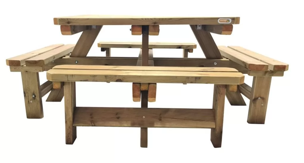 Mesa de Picnic Masgames Baltic Horeca - lateral