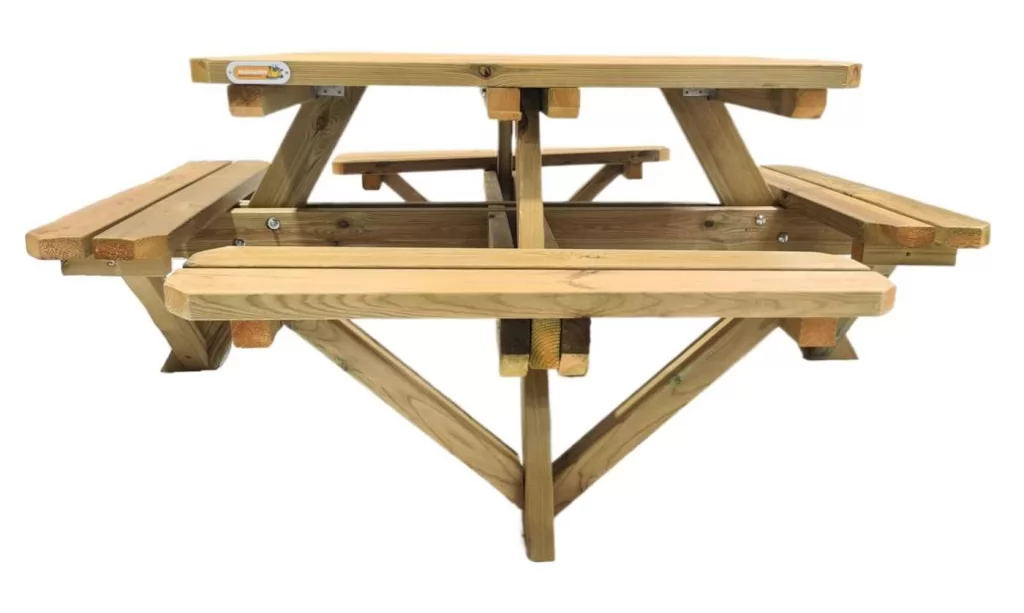 Mesa de Picnic Masgames Persic Horeca - lateral