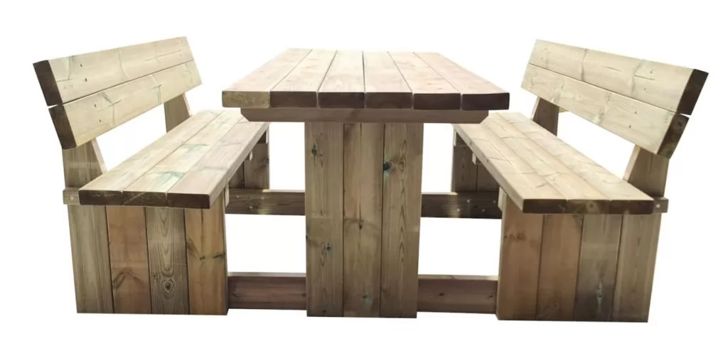 Mesa de Picnic Canet Horeca - lateral