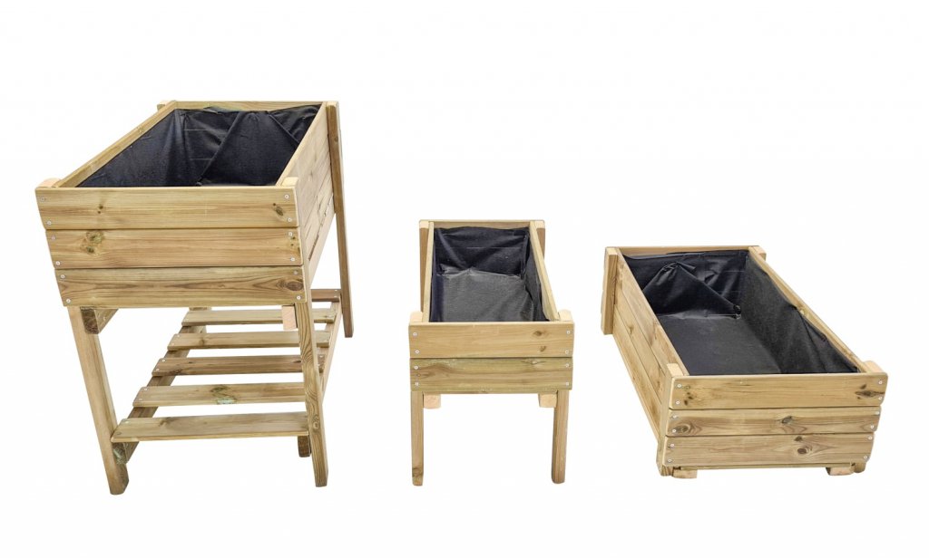 Pack 3 Mesas de cultivo Fortis - frontal