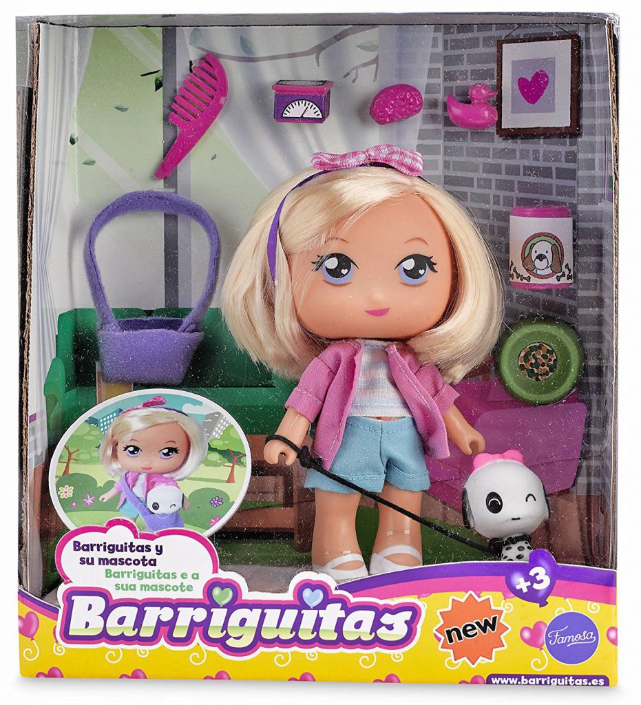 BARRIGUITAS - BARRIGUITA RUBIA CON MASCOTA