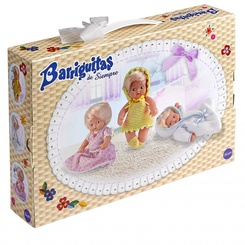 Barriguitas de Siempre con el maletin con ropa distinta