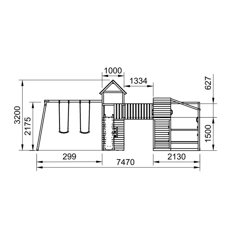 Combinación Niagara XL - medidas 1