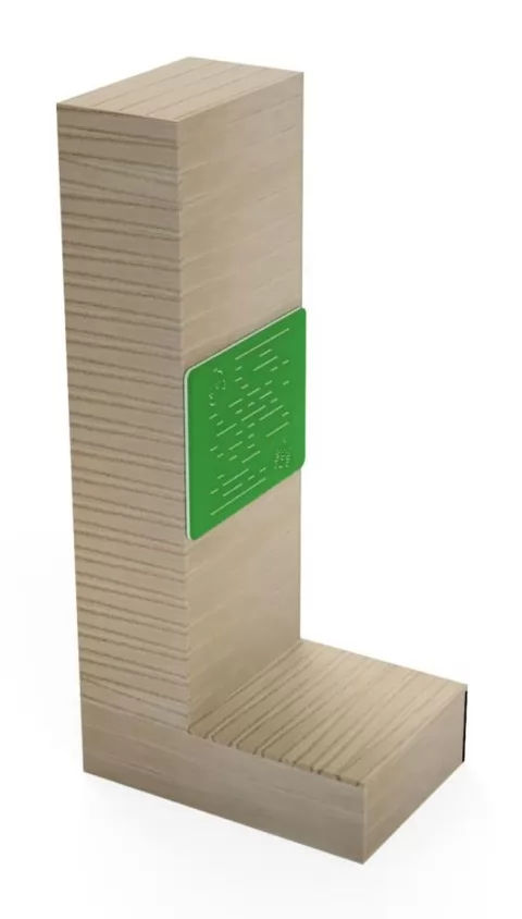 Letra Gigante Masgames Alphaplay Sin Pintar con Panel de Juegos