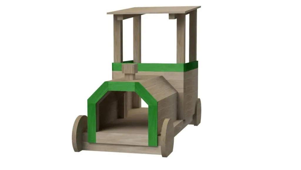 Parque Infantil Locomotora Pinxo - frontal