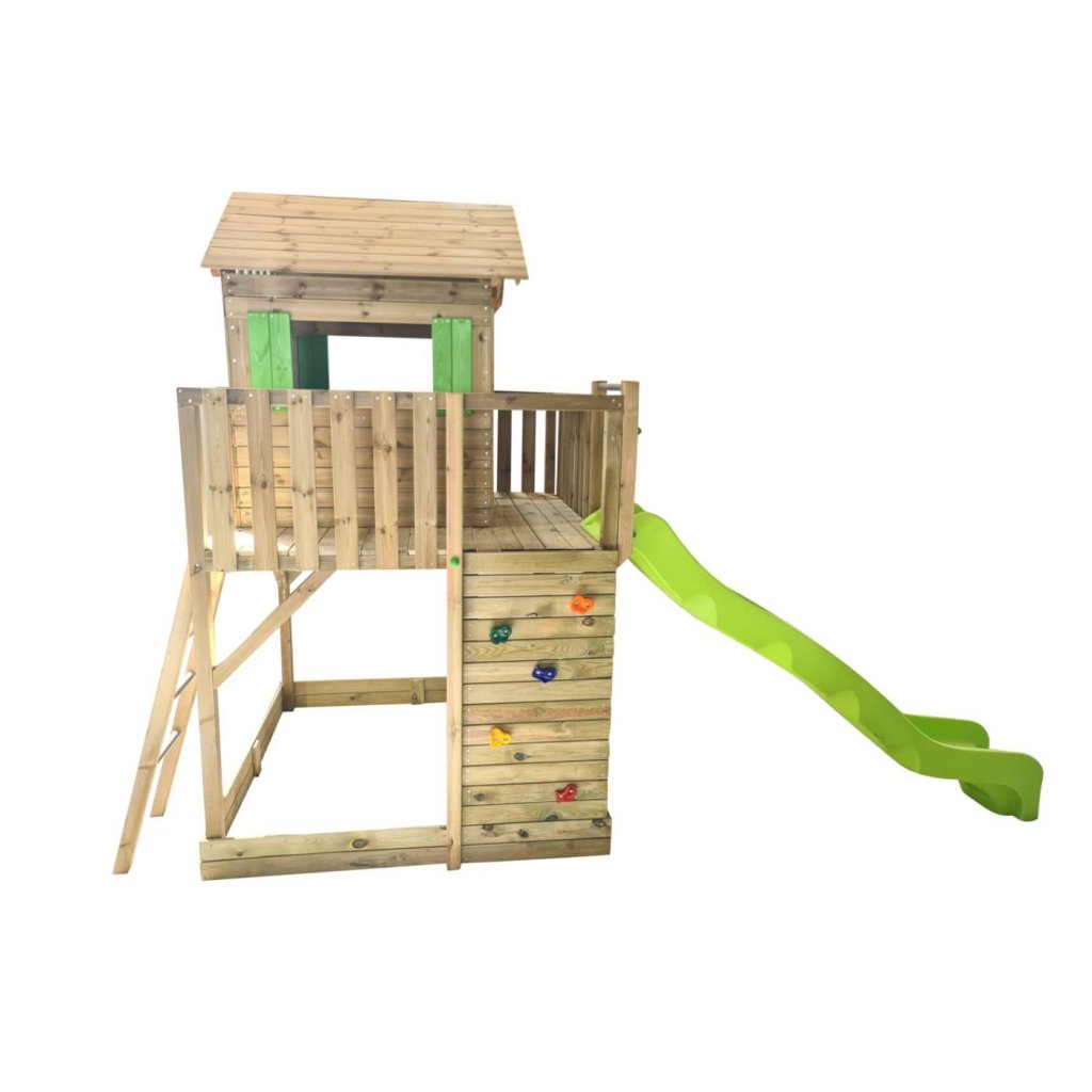 Parque Infantil Masgames Lollipop XL Horeca - lateral pared de escalada