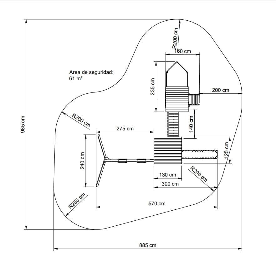 Parque Infantil Pacific - area seguridad y medidas