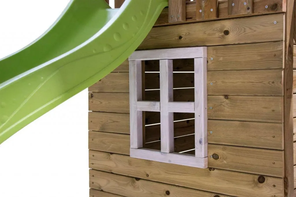 Torre Infantil Tibidabo XL con Caseta y modulo Aventura - zoom ventana