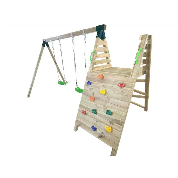 Parque Infantil Siberia Aventura L - vista pared escalada