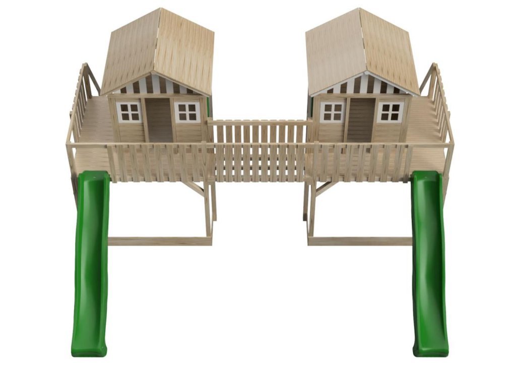 Parque Infantil Superpop XL 2 Toboganes - aerea