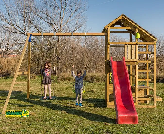 Parque Infantil Teide XL con Modulo Aventura