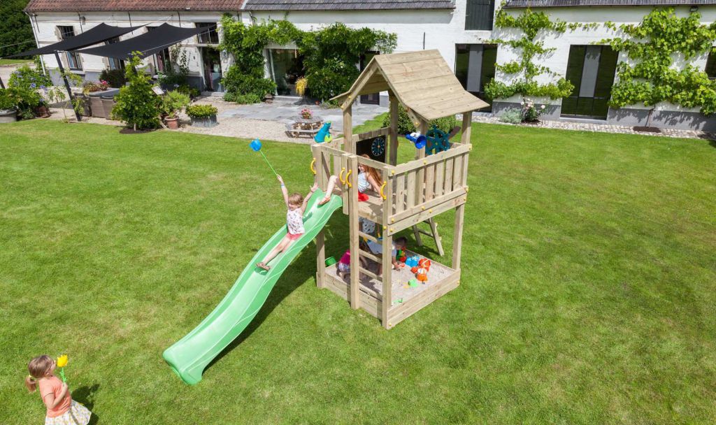 Torre de Madera Infantil Pagoda - vista aerea