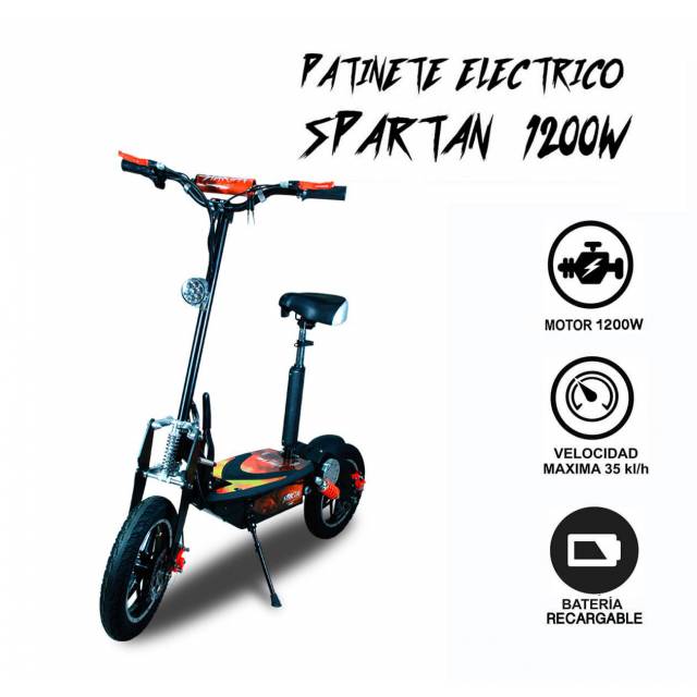 PATINETE ELÉCTRICO SPARTAN 1200W 14