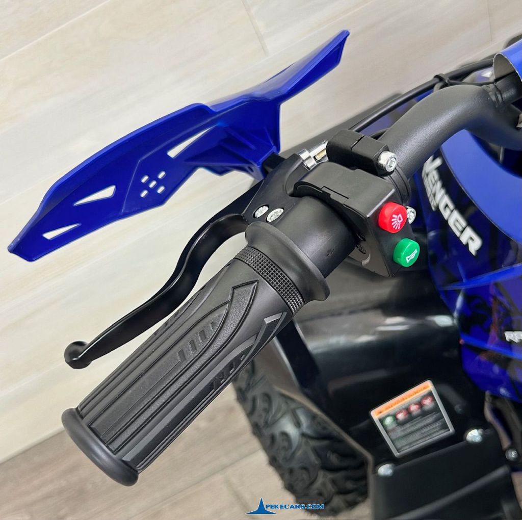 Quad Avenger 48V 1000W Azul para niños freno