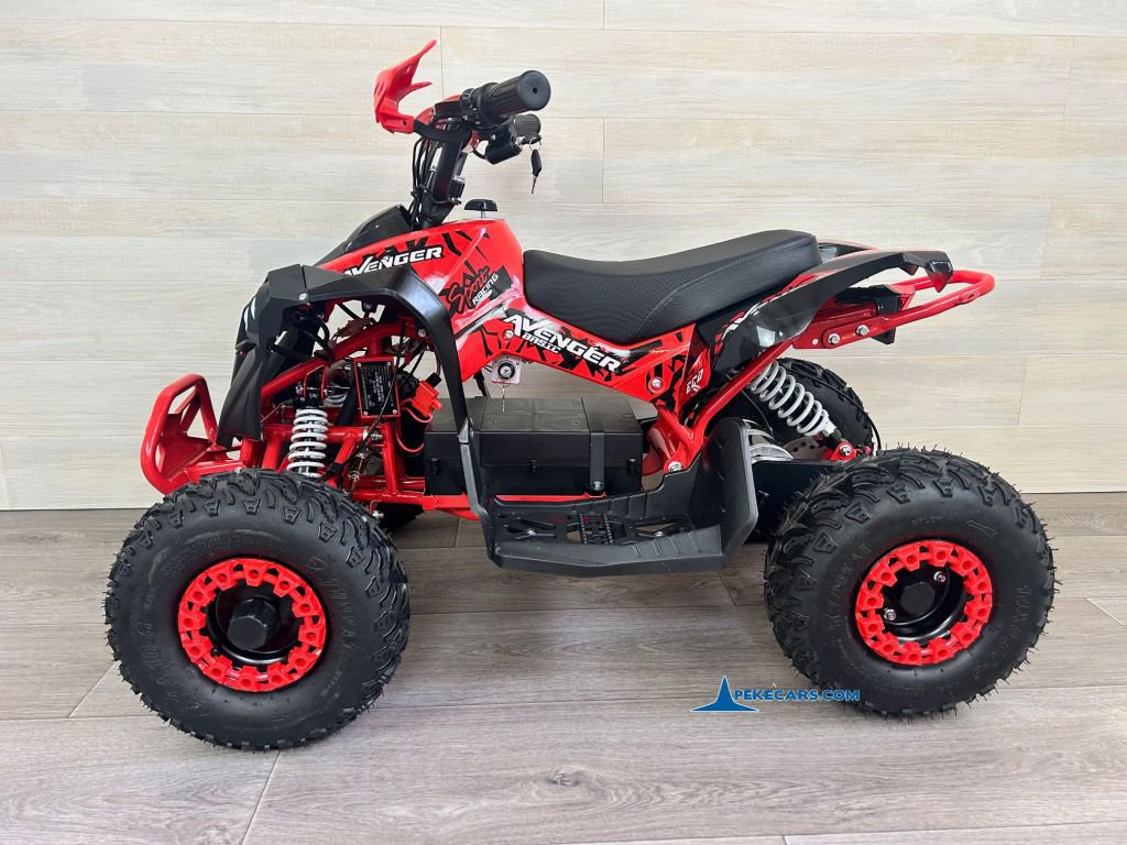 Quad Avenger 48V 1000W Rojo lateral