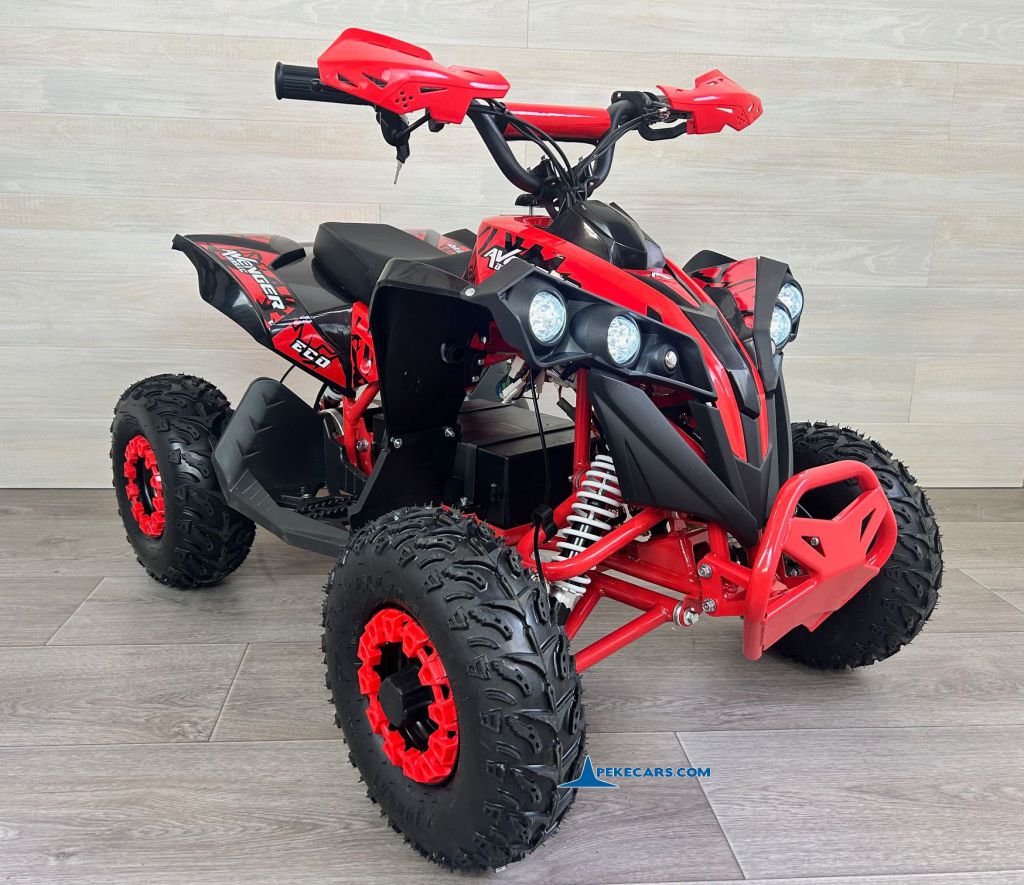 Quad Avenger 48V 1000W Rojo vista delantera
