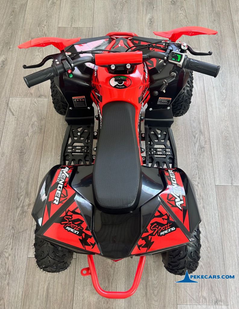 Quad Avenger 48V 1000W Rojo desde arriba