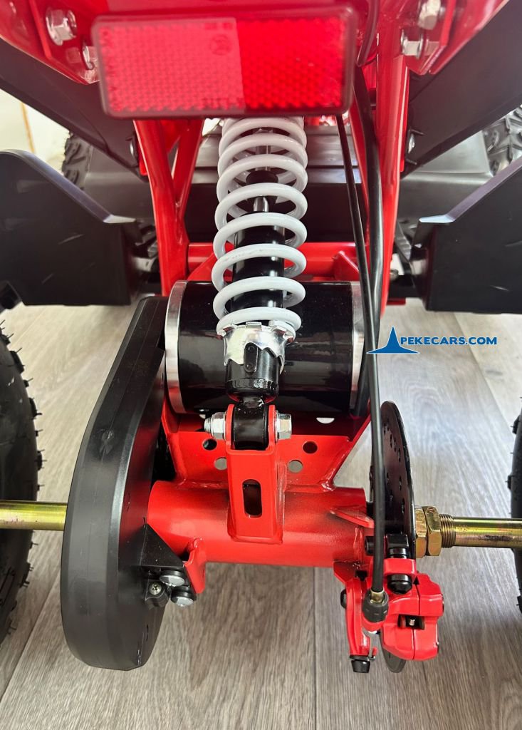 Quad Avenger 48V 1000W Rojo detalle trasero