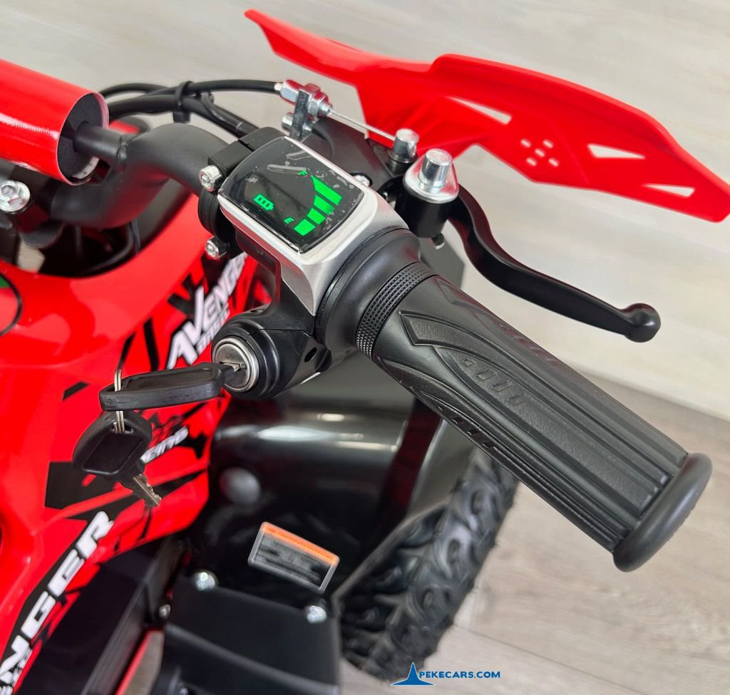 Quad Avenger 48V 1000W Rojo manillar