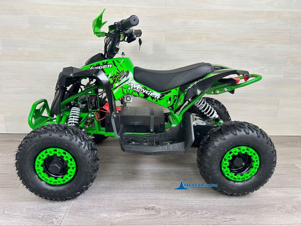 Quad Avenger 48V 1000W Verde lateral