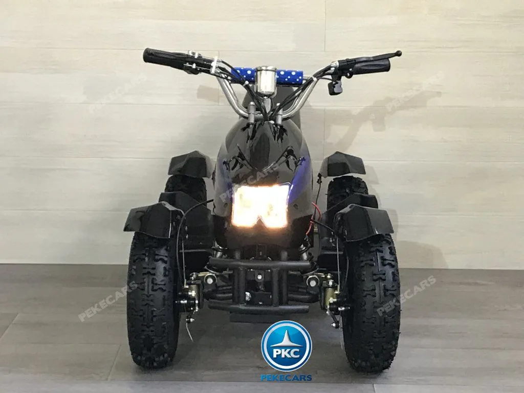 QUAD ELÉCTRICO COBRA 800W 36V NEGRO/AZUL - FRONTAL