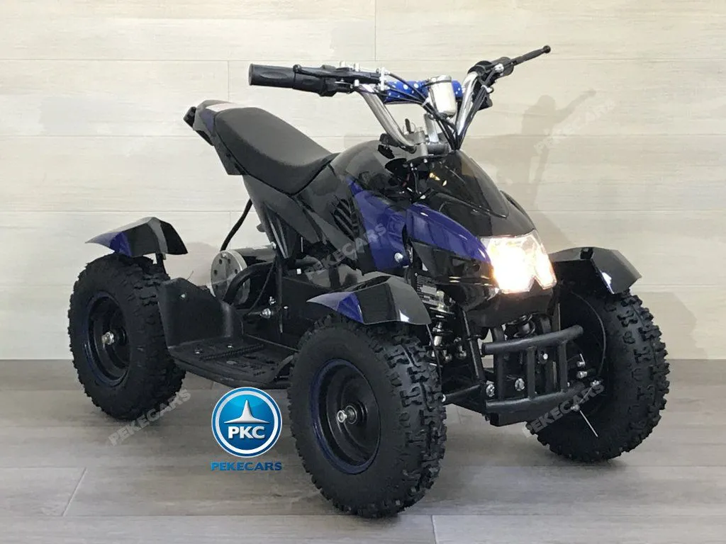 QUAD ELÉCTRICO COBRA 800W 36V NEGRO/AZUL - VISTA DERECHA