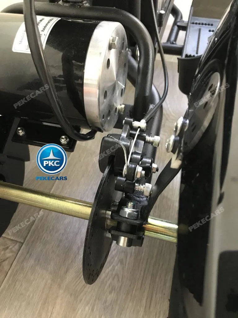 QUAD ELÉCTRICO COBRA 800W 36V NEGRO/AZUL - ZOOM FRENO