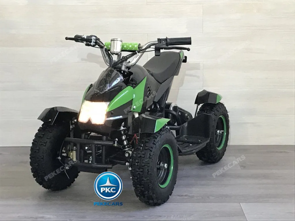 QUAD COBRA VERDE 36V - vista izquierda