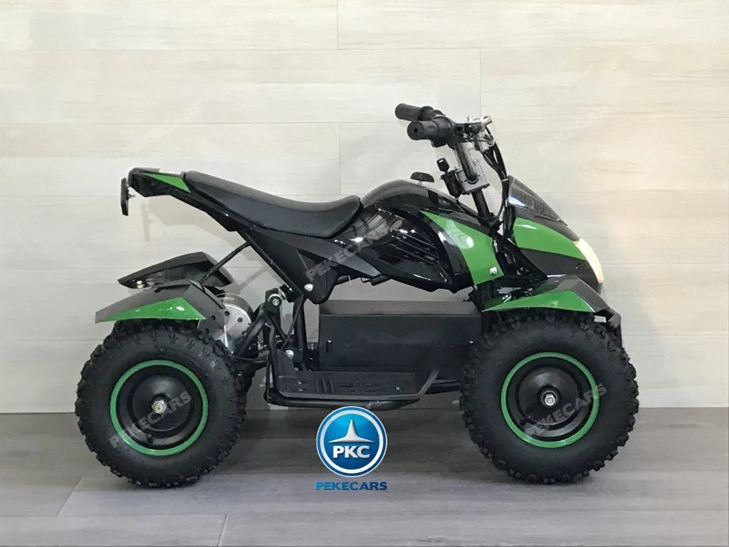 QUAD COBRA VERDE 36V - vista lateral derecha