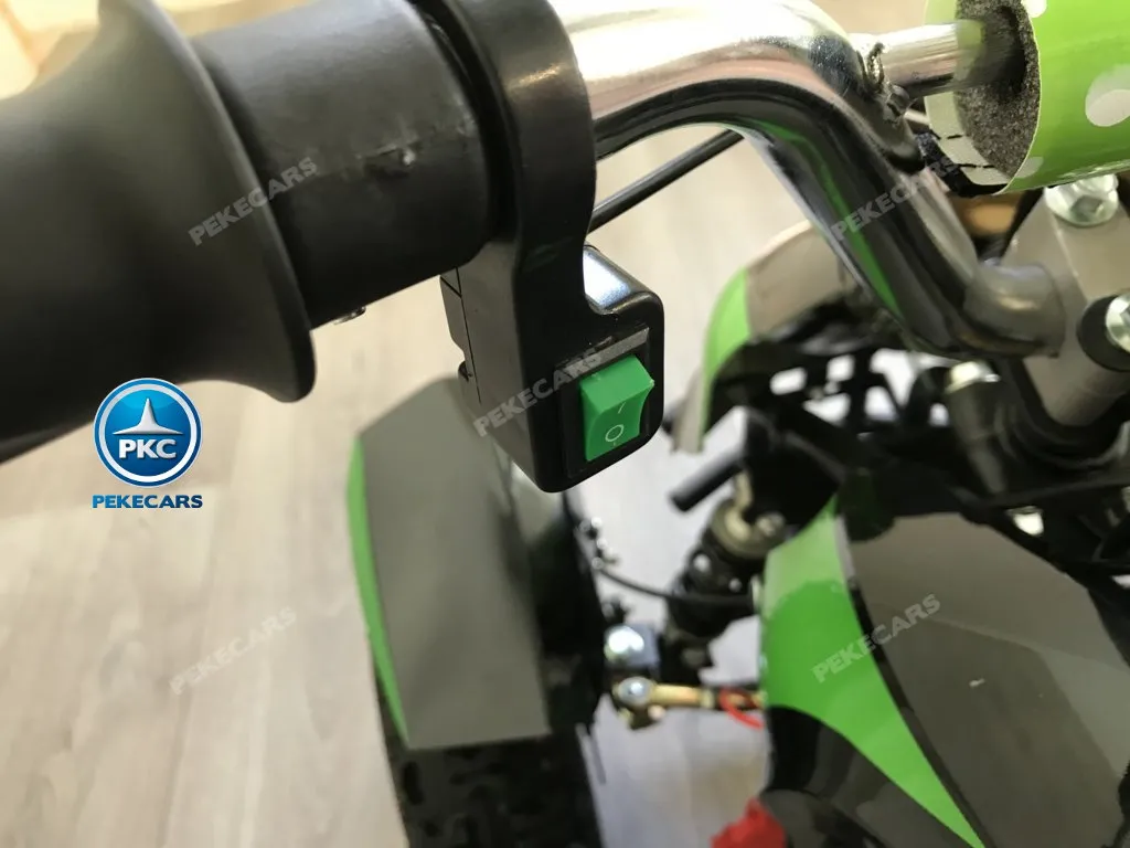 QUAD COBRA VERDE 36V - boton de encendido de las luces